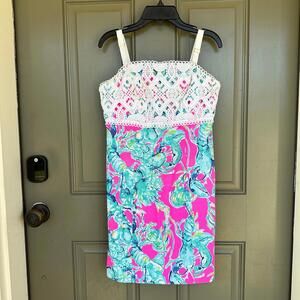 Lilly Pulitzer Brynn Dress Raz Berry Lobsters in Love 2
